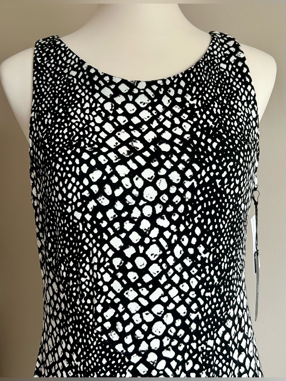 NWT - Modal Tart Collection Snakeskin Print Midi Dress - Picture 6 of 10
